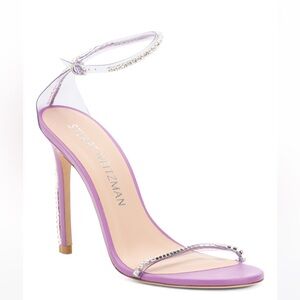Stuart Weitzman Lavender Nudist Glam Heels 110